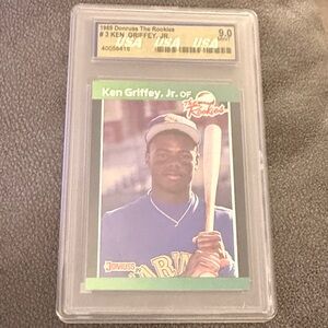 1989 Donruss The Rookies Ken Griffey Jr. Card